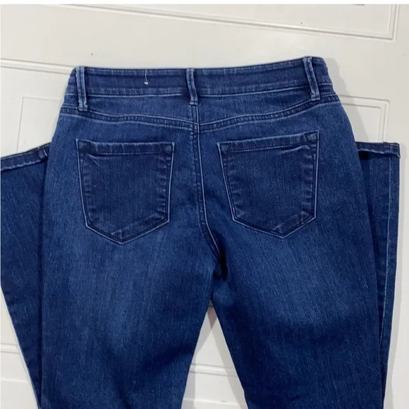 Ann Taylor Loft Curvy Skinny Dark Wash Jeans Size 2 - Picture 6 of 6